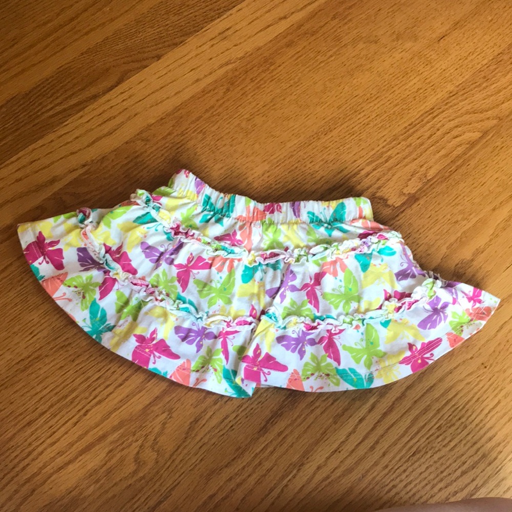 Infant butterfly print skirt